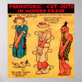 1930s comic strip paper doll Princess Wootietoot Poster | Zazzle