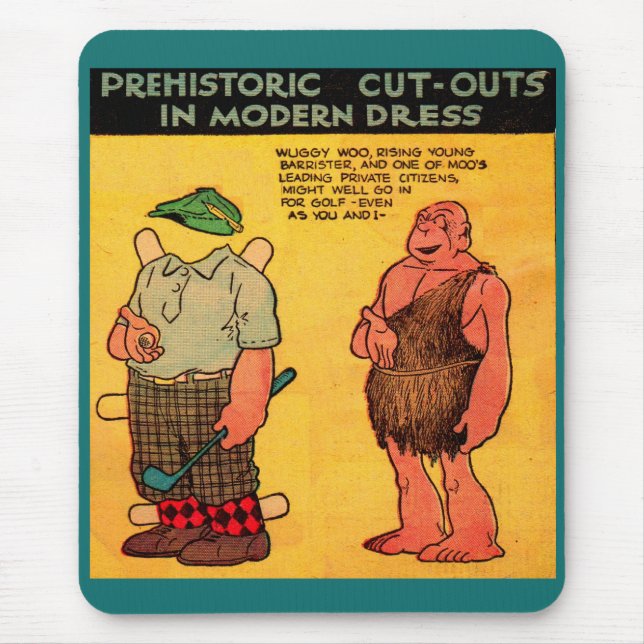 1930s comic strip paper doll Woogy Woo Mouse Pad (Front)