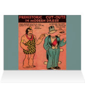 1930s comics cave man paper doll King Guzzle Cards (Inside Horizontal (Top))