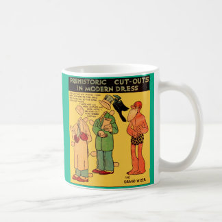 1930s comics paper doll cave man Grand Wizer Coffee Mug