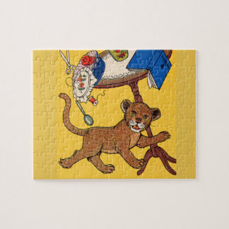 1930s cute and careless little leopard cub jigsaw puzzle