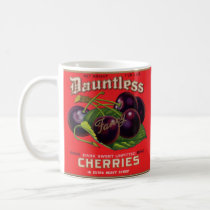 1930s Dauntless Cherries in Heavy Syrup can label