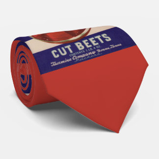 1930s Deer Cut Beets can label Tie