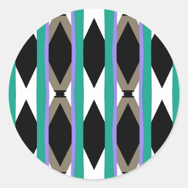 1930s Elevator Design Classic Round Sticker (Front)