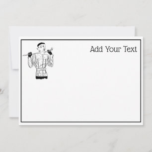 1930s Fashionable Lady Golfer with Golf Club