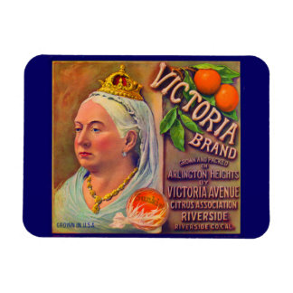 1930s fruit crate label Victoria brand oranges Magnet