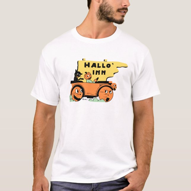 1930s Halloween Automobile T-Shirt (Front)