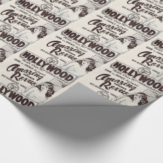 1930s Hollywood Cabaret Restaurant ad Wrapping Paper