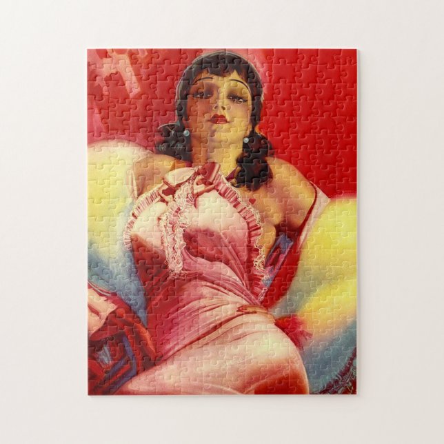 1930s hottie jigsaw puzzle (Vertical)