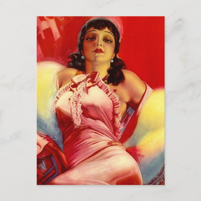 1930s hottie postcard (Front)