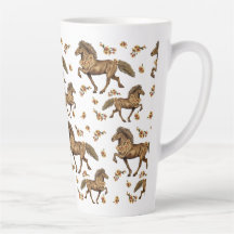 1930s Icelandic Horse and flowers