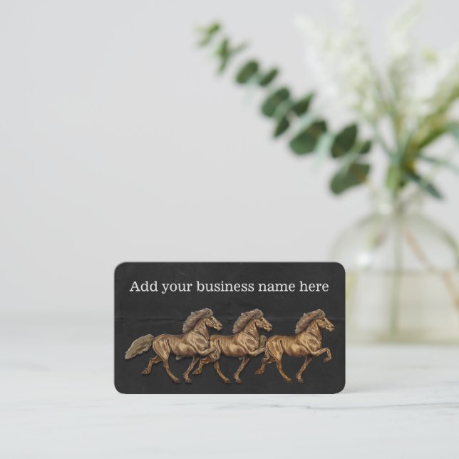1930s Icelandic Horse Business Card (Standing Front)