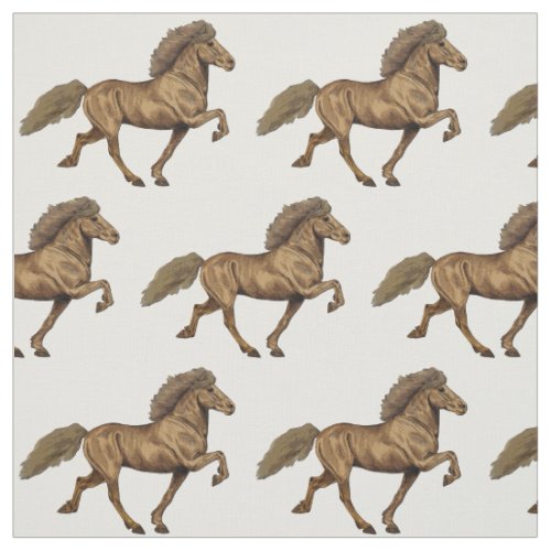 1930s Icelandic horse Fabric