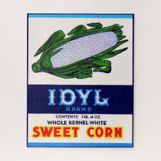 1930s Idyl Sweet Corn label Jigsaw Puzzle