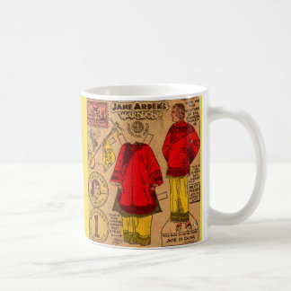 1930s Jane Arden paper doll Chinese clothes Coffee Mug