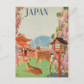 JAPAN vintage travel Postcard | Zazzle