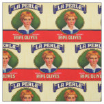 1930s LaPerla Olives label print Fabric