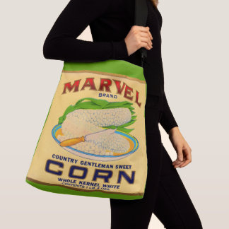 1930s Marvel canned corn label Crossbody Bag