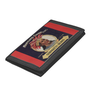 1930s Maryland Chief Stringless Beans label Tri-fold Wallet