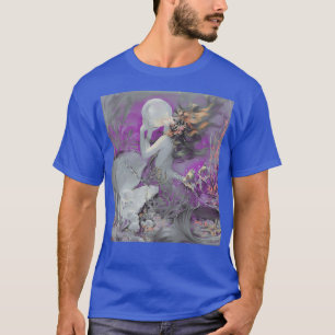 1930s Mythical Mermaid Vintage Retro Purple Lavend T-Shirt