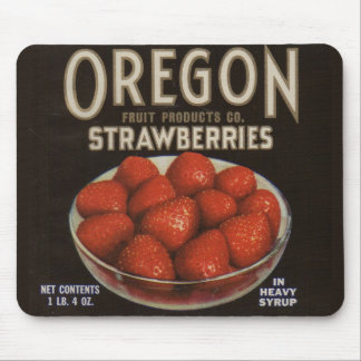 1930s Oregon Strawberries Mouse Pad