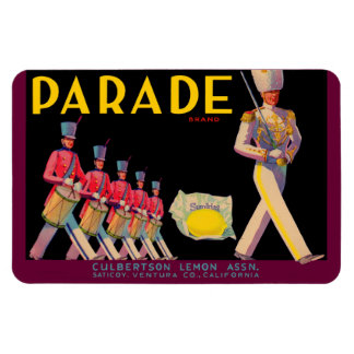 1930s Parade lemon crate label Magnet