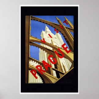 1930s Prague Czechoslovakia - Classic Vintage Poster