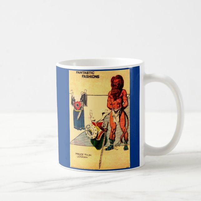 1930s Prince Thun Lion Man paper doll Flash Gordon Coffee Mug (Right)