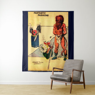 1930s Prince Thun Lion Man paper doll Flash Gordon Tapestry