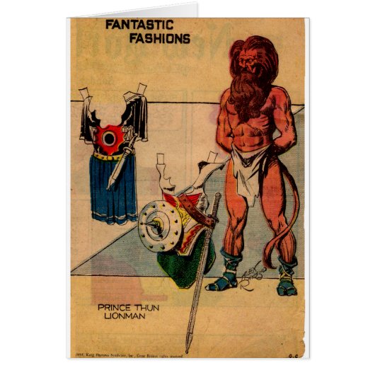 1930s Prince Thun paper dolls Flash Gordon Cards (Front)