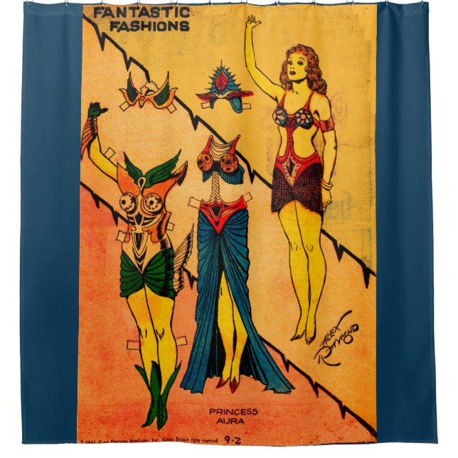 1930s Princess Aura from Flash Gordon no. 1 Shower Curtain (Front)
