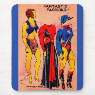 1930s Princess Aura no. 1 paper dolls Flash Gordon Mouse Pad