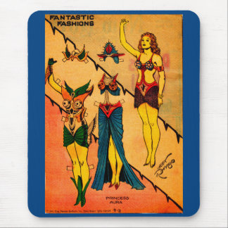 1930s Princess Aura no. 2 paper dolls Flash Gordon Mouse Pad
