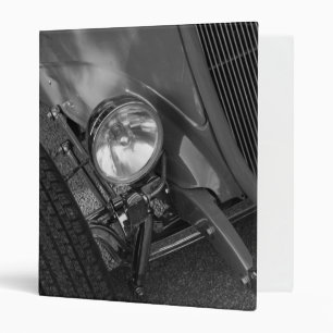 1930's Roadster Grayscale Binder