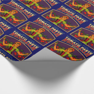 1930s Rosinella tomato sauce can label no. 2 Wrapping Paper