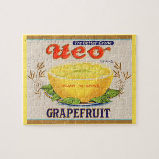 1930s Uco Brand Grapefruit label Jigsaw Puzzle