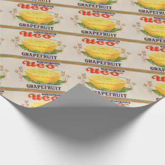 1930s Uco Brand Grapefruit label Wrapping Paper