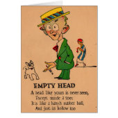 1930s vinegar valentine Empty Head (Front)