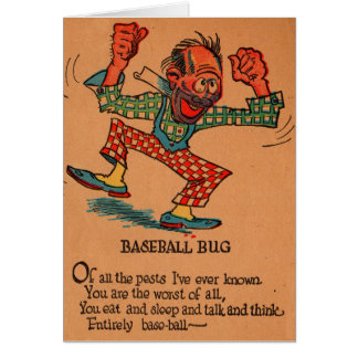 1930s vinegar valentine: the Baseball Bug Cards