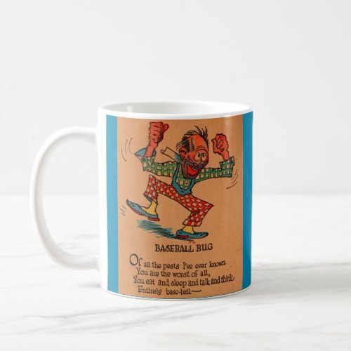1930s vinegar valentine the Baseball Bug Coffee Mug