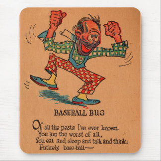 1930s vinegar valentine: the Baseball Bug Mouse Pad