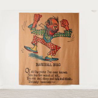 1930s vinegar valentine: the Baseball Bug Tapestry