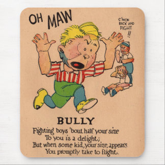 1930s vinegar valentine: the Bully Mouse Pad