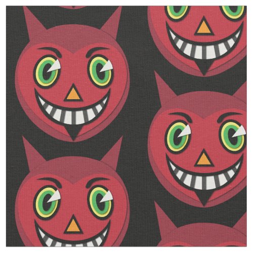 1930s Vintage Devil Fabric