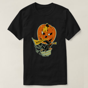 1930s Vintage Halloween Pumpkin Hot Air Balloon T-Shirt