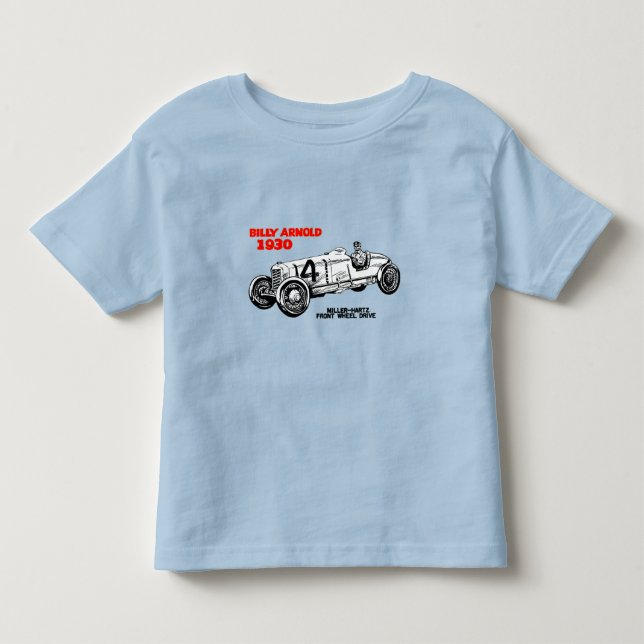 1930s Vintage Race Car Toddler T-shirt (Front)