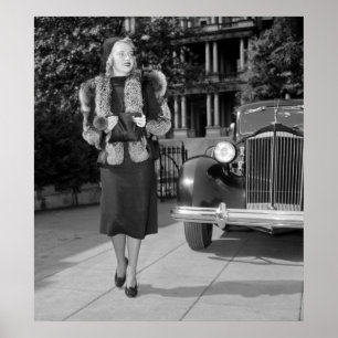 1930s Women's Fashion Poster
