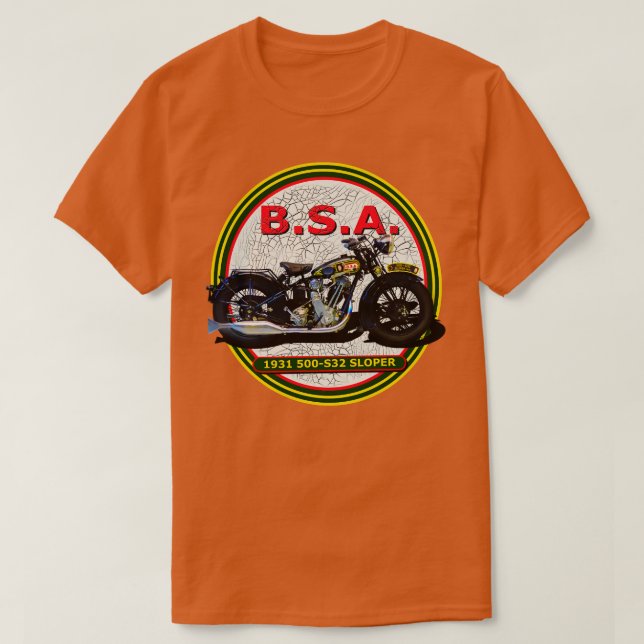 1931 500 S32 SLOPER MOTORCYCLE T-Shirt (Design Front)
