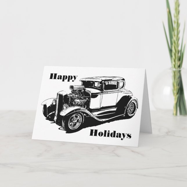 1931 5 Window Coupe Holiday Card (Front)
