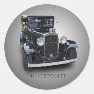 1931 CHEVROLET CLASSIC ROUND STICKER